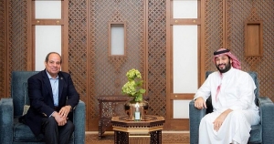 Ben Salman s’entretient avec al-Sissi, en visite en Arabie saoudite