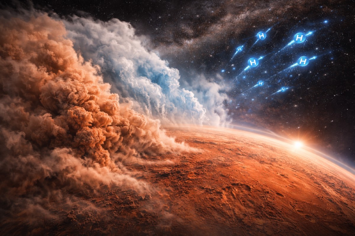 عاصفة ترابية تقرّب المريخ خطوة من لغز فقدان مياهه