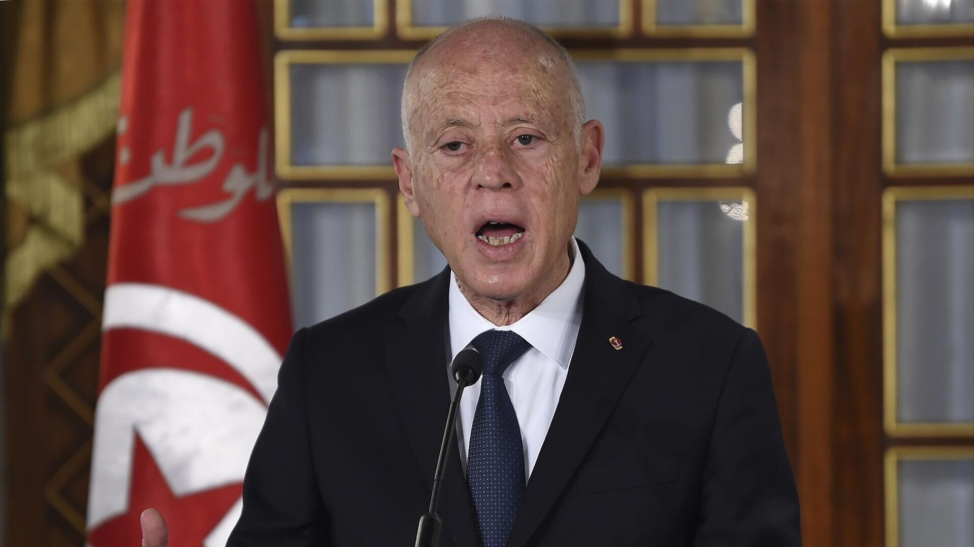 بيان رئيس الجمهورية التونسية قيس سعيّد حول الأحداث في فلسطين