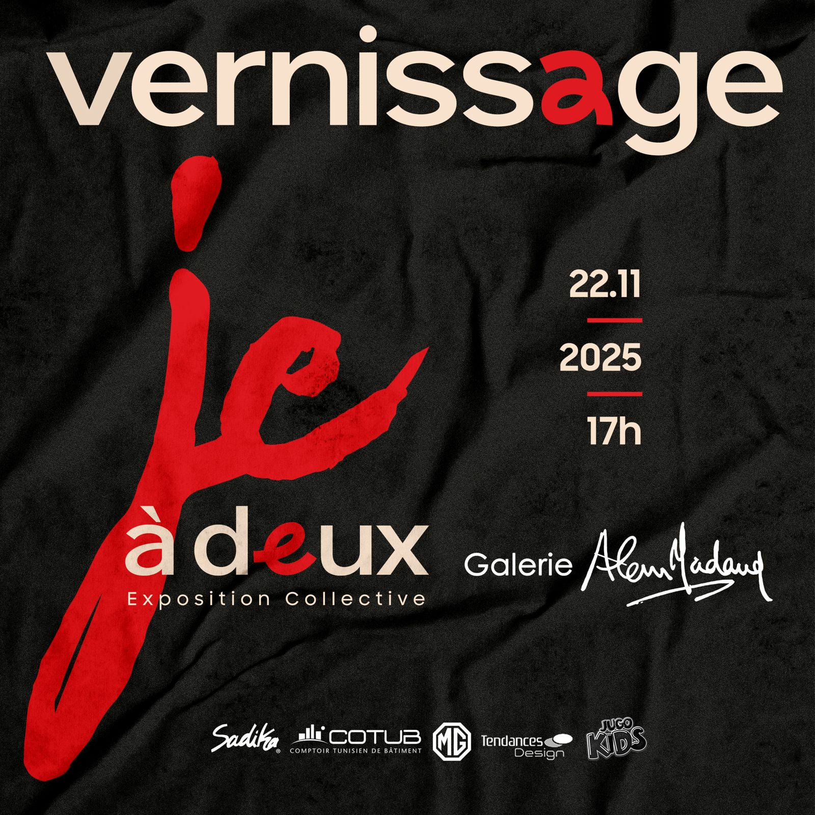 «JE À DEUX»: معرض تونسي يفتح أبواب الإبداع والحوار بين الفن والجمهور