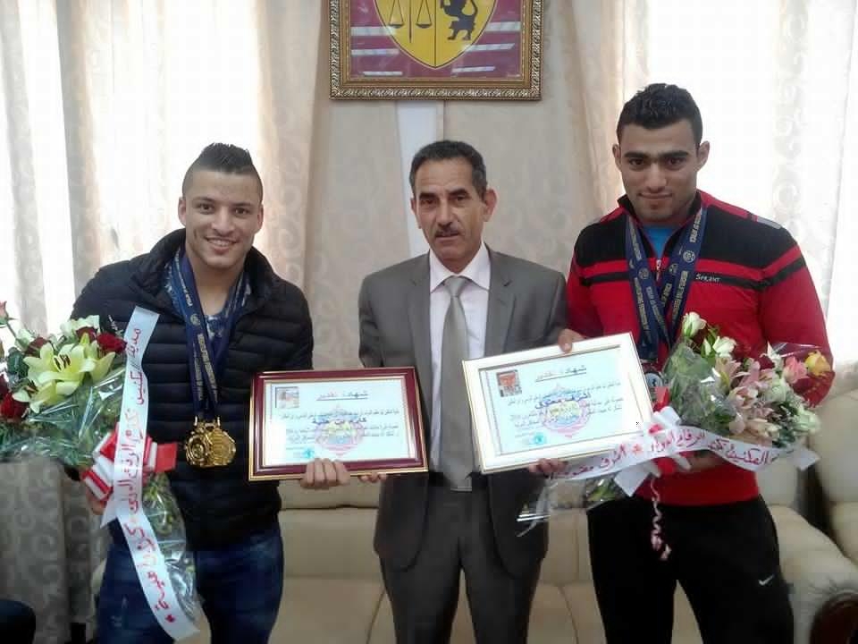معتمد المكنين يكرّم رباعينا الدوليين اصيلي الجهة