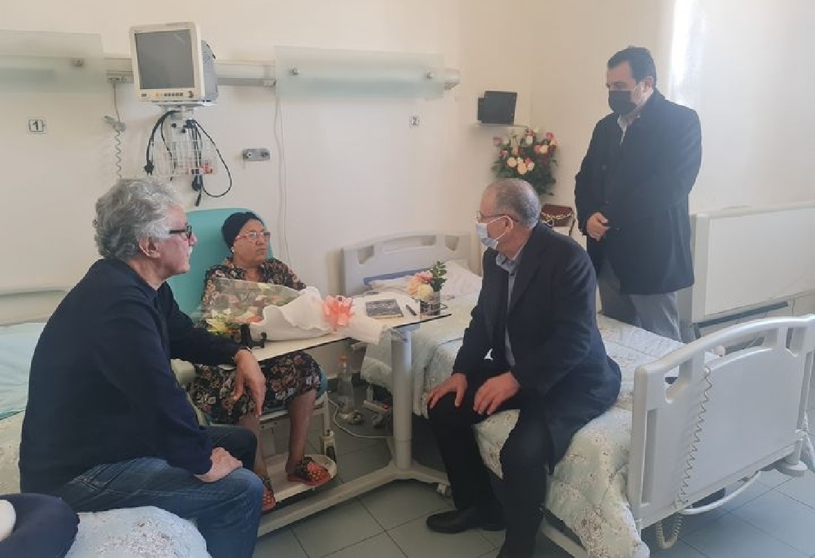 تحسن الحالة الصحية لراضية النصراوي