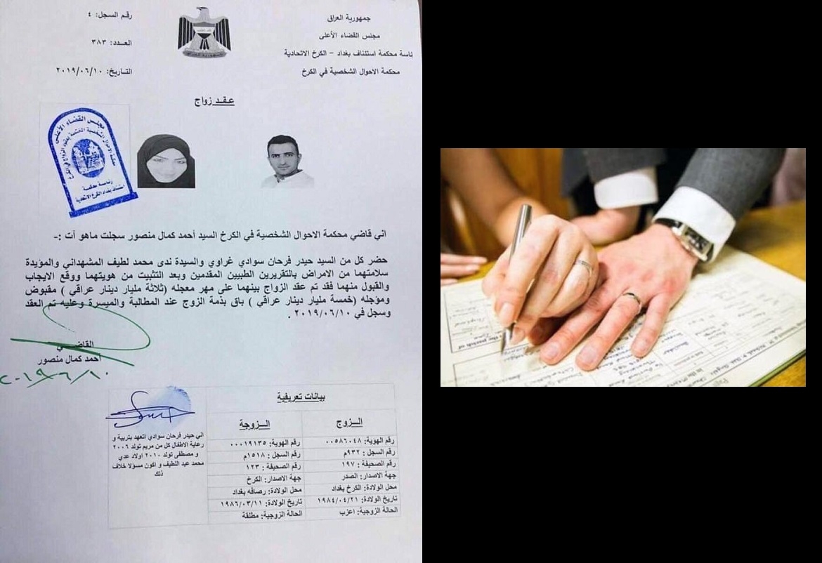 العراق يسجل أغلى عقد زواج في تاريخه