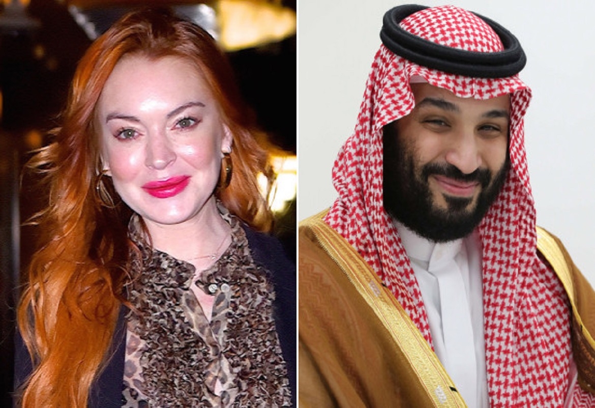 علاقة جديدة تجمع ليندسي لوهان وولي العهد السعودي محمد بن سلمان!