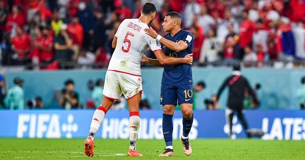 بالارقام: نادر الغندري رجل المباراة ضد فرنسا