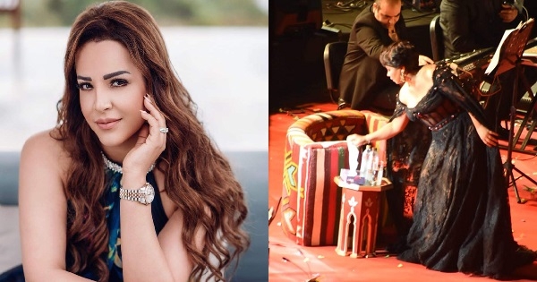النجمة التونسية آمنة فاخر تساند النجمة المصرية شيرين في ما حصل لها