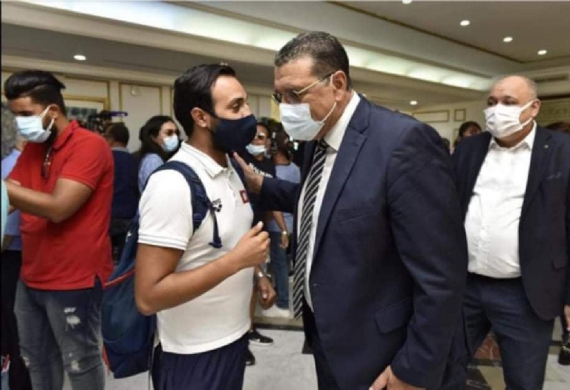 استقبال يليق بالابطال لاحمد ايوب الحفناوي