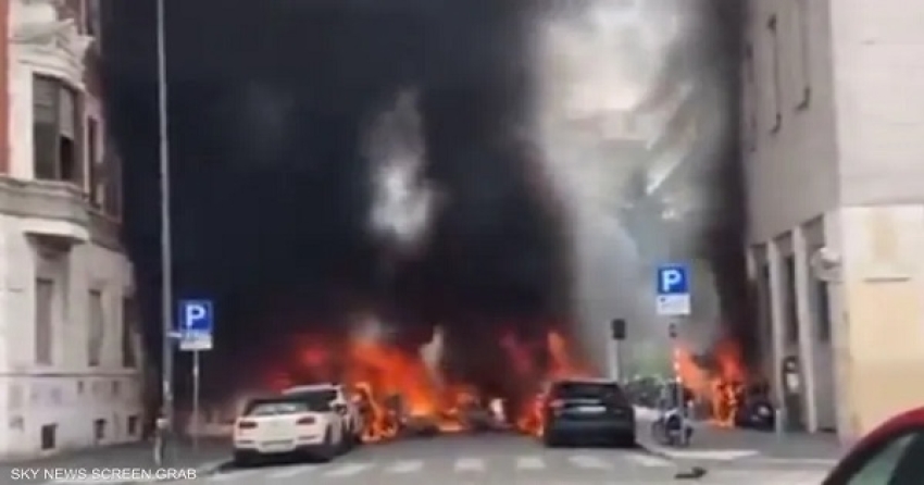 Explosion au centre de Milan : Plusieurs voitures en feu