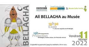 Projection-débat et exposition des œuvres de Feu Ali BELLAGHA au Musée Safia Farhat