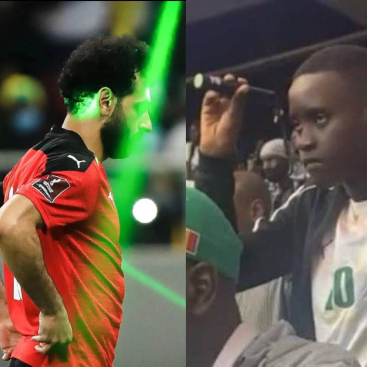 الخطوط الجوية السنغالية تبحث عن مشجع الليزر قبل نصف نهائي السنغال ومصر