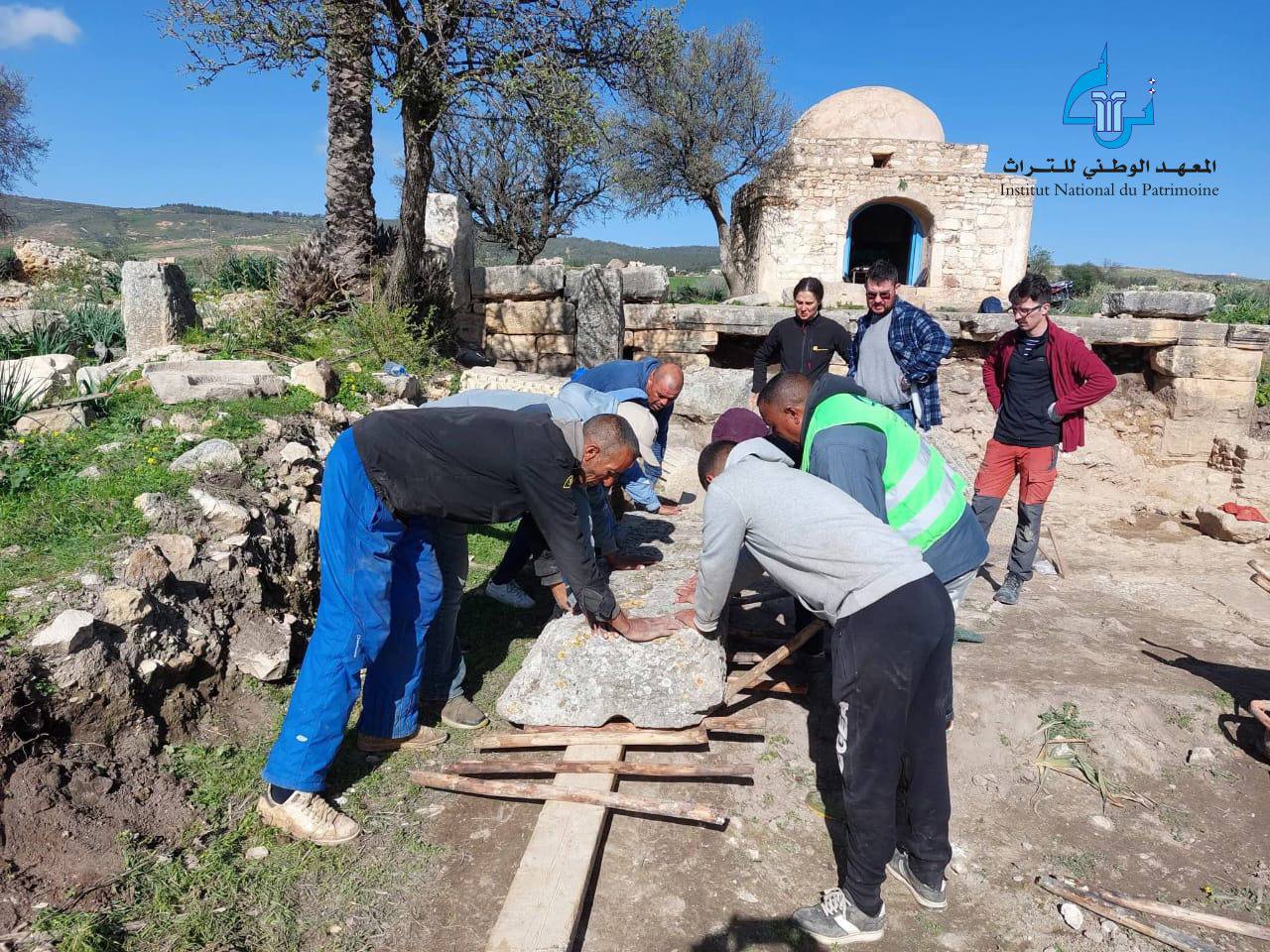 اكتشاف آثار رومانية وبيزنطية مدهشة في موقع هنشير الماطرية بباجة