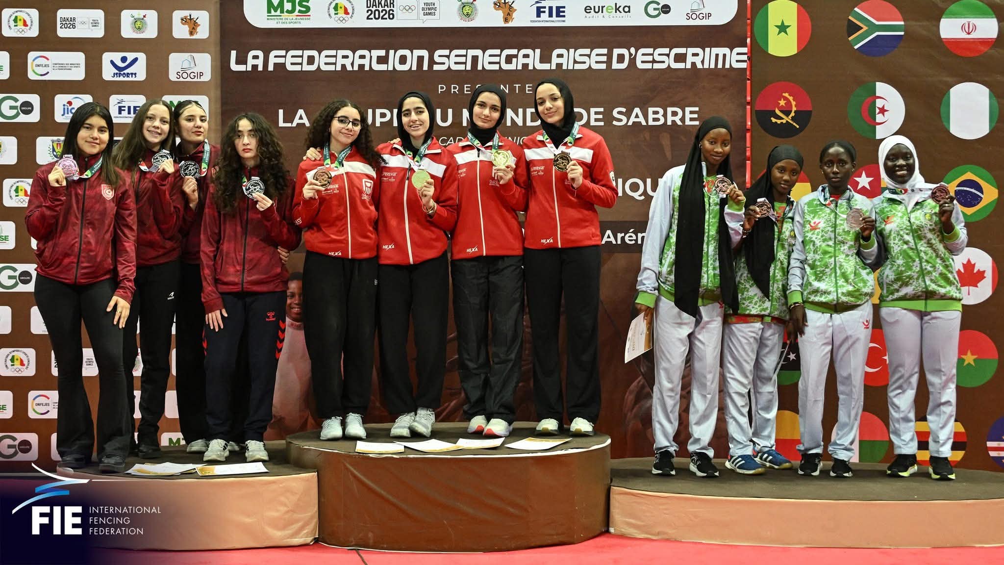 يوم ذهبي جديد للمبارزة التونسية في البطولة الإفريقية بالسنغال