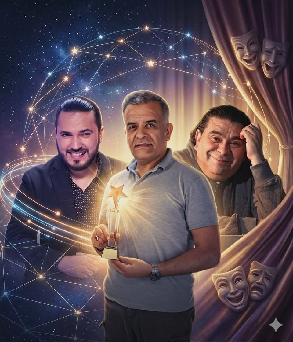 ليلة “حي النصر” تشتعل بالوفاء… الشاذلي حماص يجمع نجوم الكوميديا والطرب في حدث يكسر رتابة المشهد الثقافي
