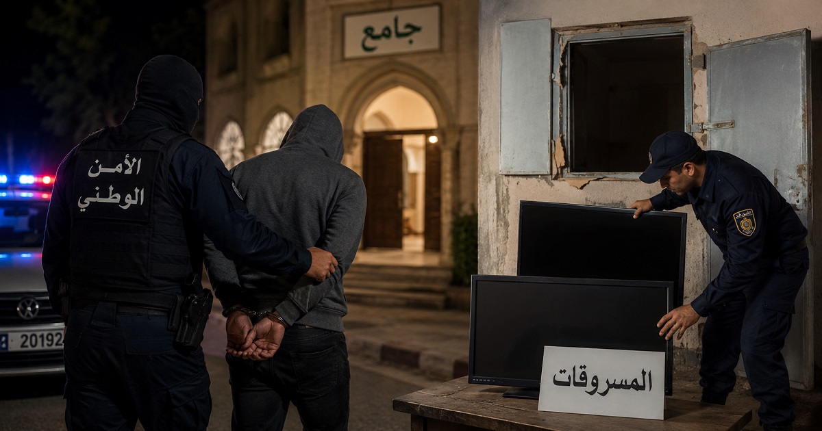 سرقة مسجد تنتهي سريعًا.. أمن سيدي البشير يسترجع المسروقات ويطيح بالجاني