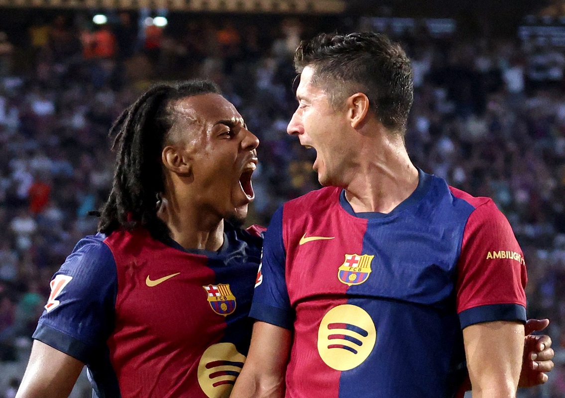 ليفاندوفسكي يقود برشلونة للفوز على أتلتيك بيلباو ويواصل تألقه في الدوري الإسباني