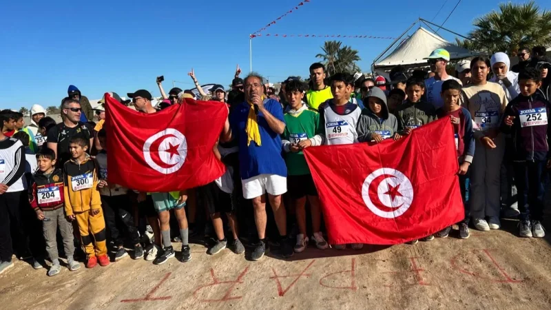 ماراطون الواحات يشعل جربة: بيجاد سعيدة يكتسح الصحراء… وماتيلد تتألّق بين الزيتون والبحر!