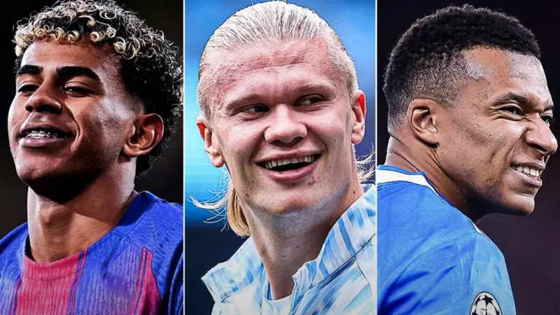 مبابي ويامال وهالاند على خطى الأساطير… ثلاثي مرشّح لاحتكار الكرة الذهبية