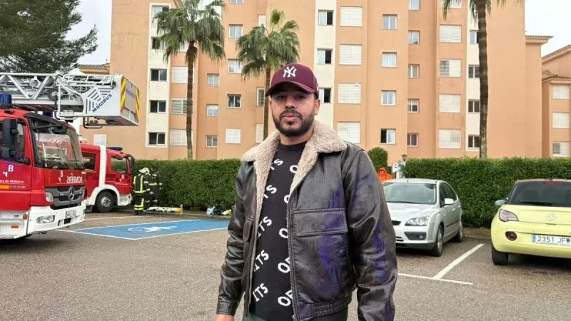 شجاعة تونسية في إسبانيا… ج. الراجحي ينقذ حياة طفل من حريق عمارة