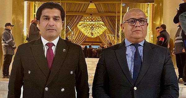رئيس الإتحاد العربي للميني فوتبول أحمد سمير يصل المغرب