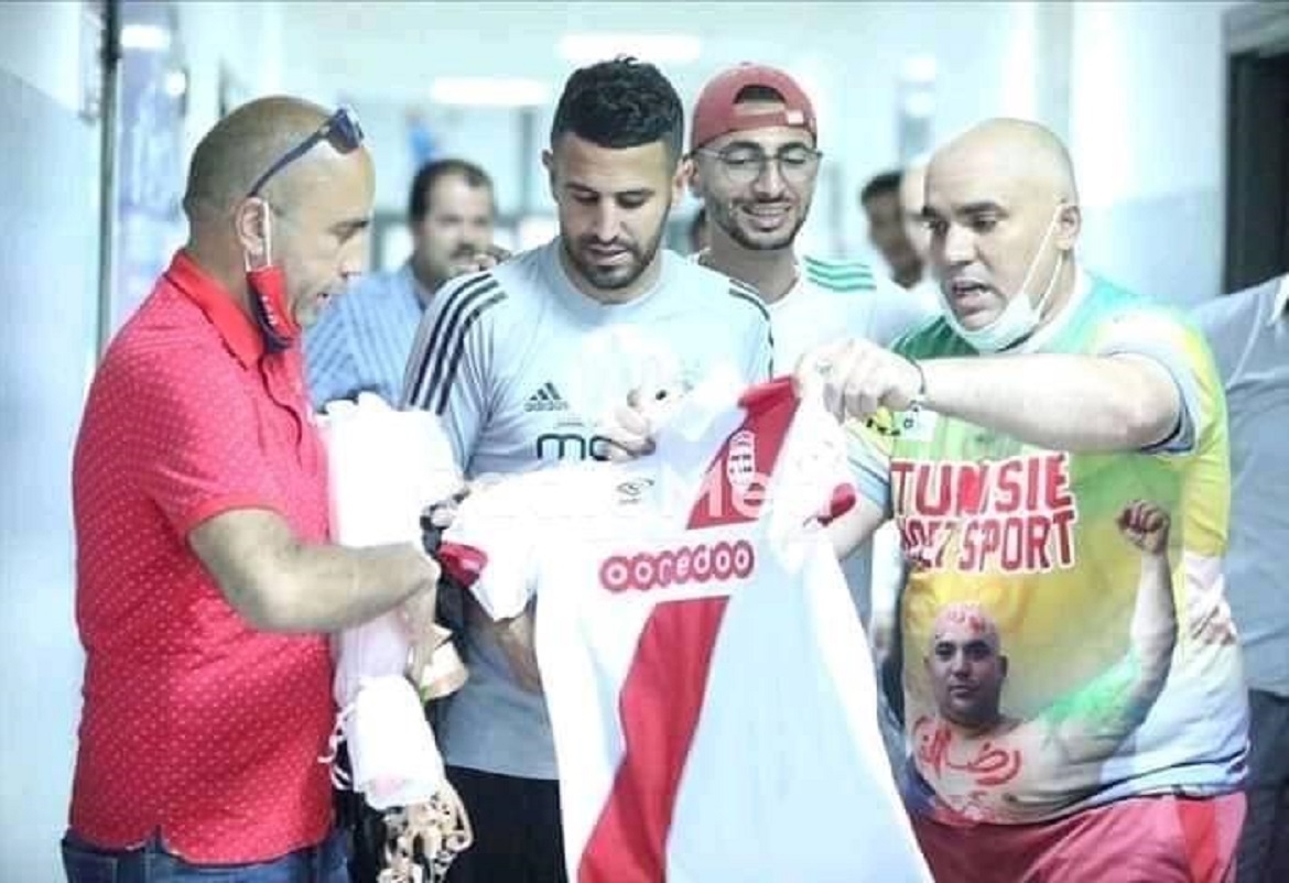 رياض محرز بقميص النادي الإفريقي 