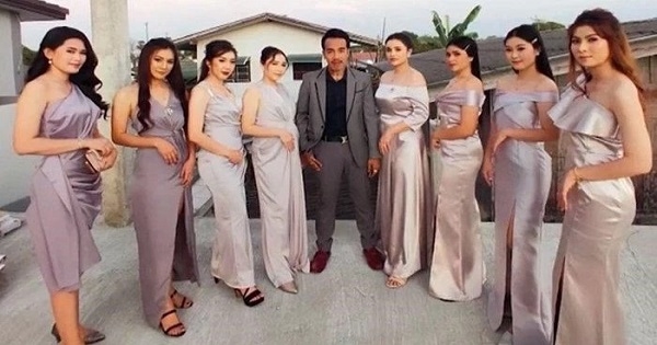 رجل متزوج من 8 نساء ويعيش معهن في منزل واحد! 